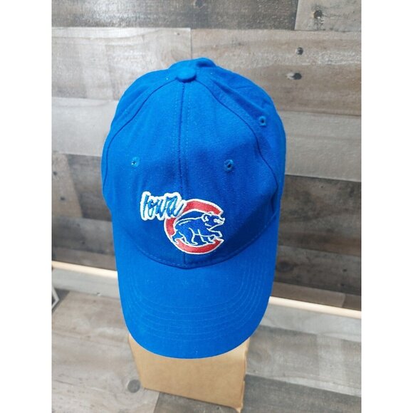 Iowa Cubs Adjustable Blue Baseball Cap With Embroidered Logo - Picture 5 of 8